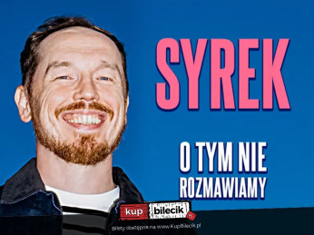 Lubin Wydarzenie Stand-up Lubin / Antoni Syrek-Dąbrowski / O tym nie rozmawiamy / 28.05.26 g.19.00